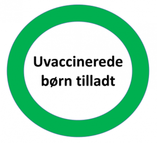 Uvaccinerede børn tilladt