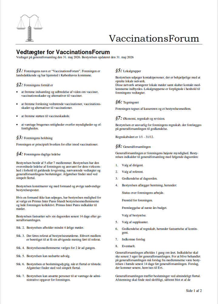 vedtaegter
